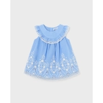 Vestido Cenefa Bordada De Mayoral