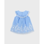 Vestido Cenefa Bordada De Mayoral