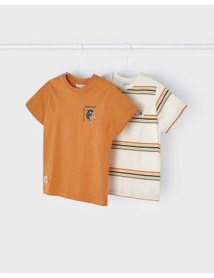 Set 2 Camisetas M/C Lisa/Raya De Mayoral