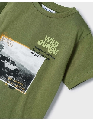 Camiseta M/C Coche Wild Jungl De Mayoral