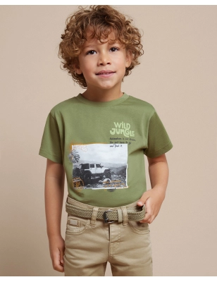 Camiseta Manga Corta Coche Wild Jungl De Mayoral