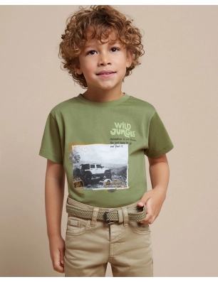 Camiseta M/C Coche Wild Jungl De Mayoral