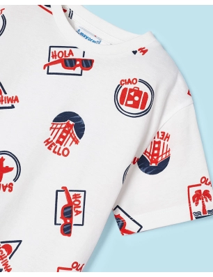 Set Camisetas M/C Estampada De Mayoral