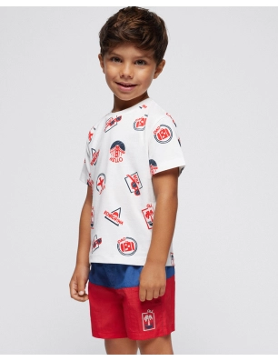 Set Camisetas M/C Estampada De Mayoral