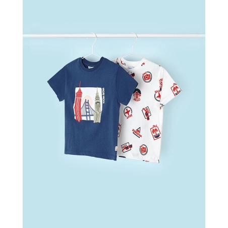 Set Camisetas Manga Corta Estampada De Mayoral