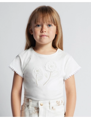 Camiseta M/C Flor De Mayoral
