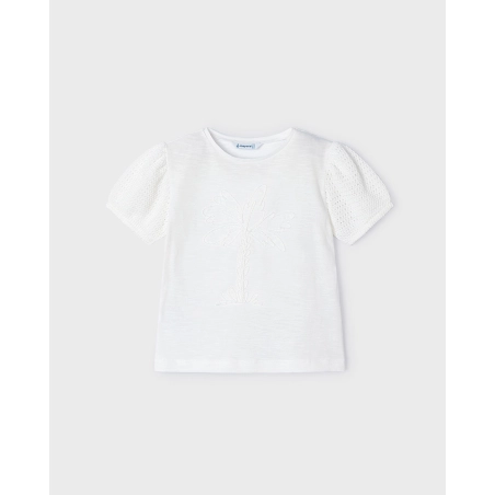 Camiseta Manga Corta Combinada De Mayoral