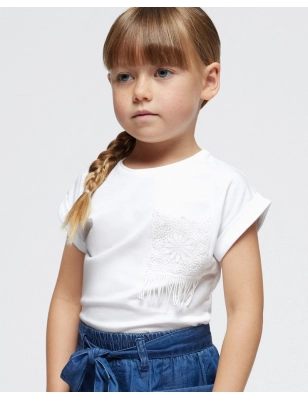 Camiseta M/C Crochet De Mayoral