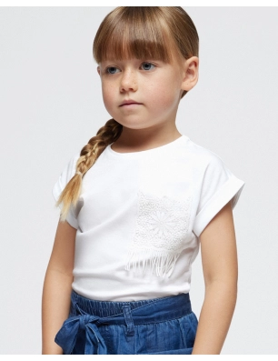 Camiseta M/C Crochet De Mayoral