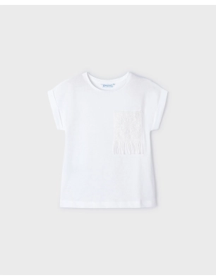 Camiseta M/C Crochet De Mayoral