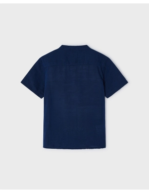 Camisa M/C Cuello Mao Lino De Mayoral