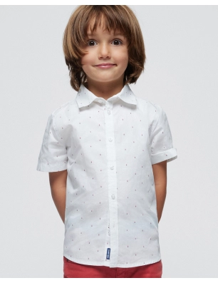 Camisa M/C Micro Estampada De Mayoral