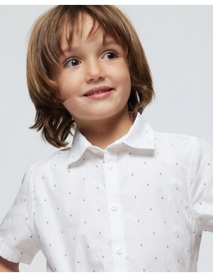 Camisa M/C Micro Estampada De Mayoral