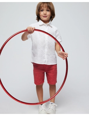 Camisa M/C Micro Estampada De Mayoral