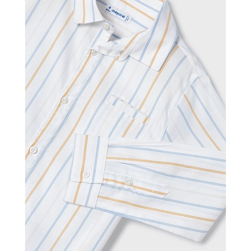 Camisa Manga Larga Oxford Rayas De Mayoral Camisa Manga Larga Oxford Rayas De Mayoral