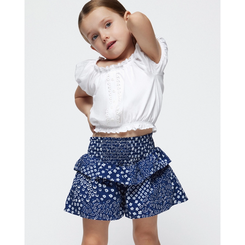 Conjunto Short Volantes De Mayoral