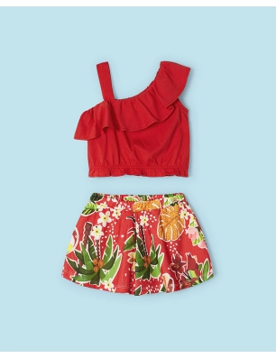 Conj. Short Punto Crepe De Mayoral