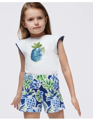 Conjunto Short Estampado De Mayoral
