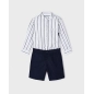 Conjunto Bermuda Camisa M/L C/Ma De Mayoral