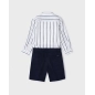 Conjunto Bermuda Camisa M/L C/Ma De Mayoral