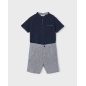 Conjunto Bermuda Lino Polo De Mayoral