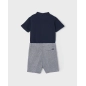 Conjunto Bermuda Lino Polo De Mayoral