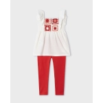 Conj. Leggings Crochet De Mayoral
