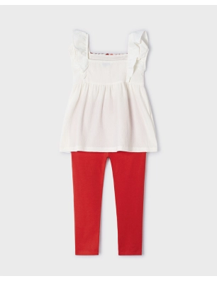 Conj. Leggings Crochet De Mayoral