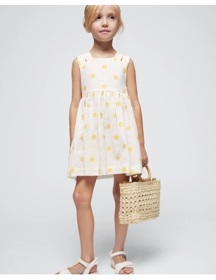 Vestido Jacquard Flor De Mayoral