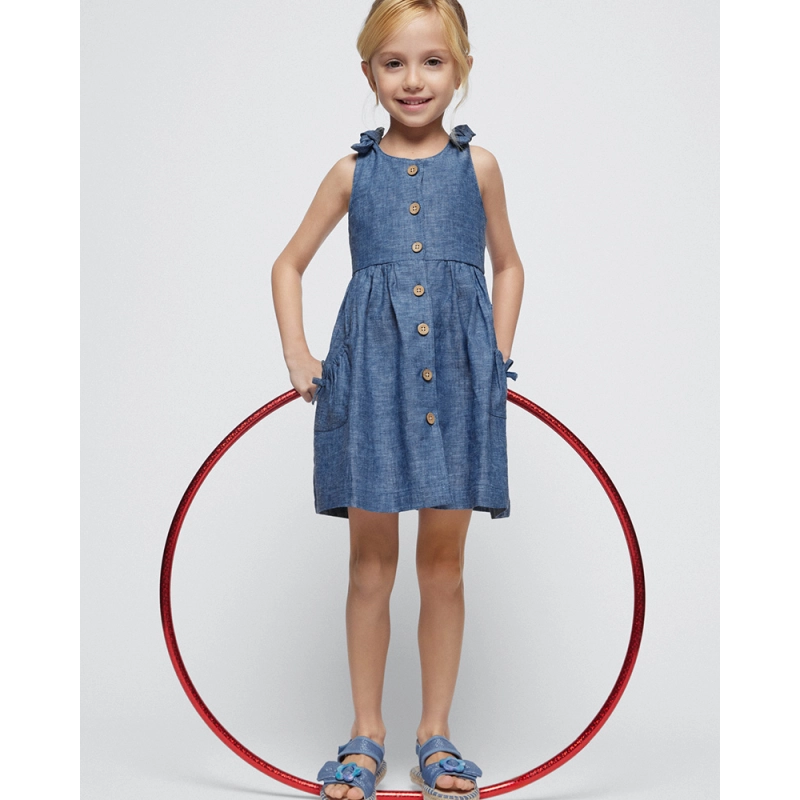 Vestido Lino De Mayoral