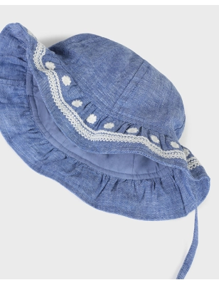 Gorro Lino Bordado De Mayoral