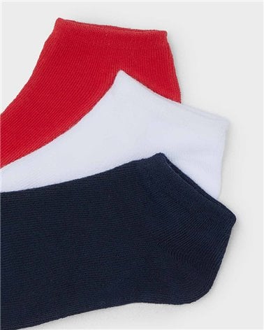 Set 3 Calcetines Cortos Lisos De Mayoral