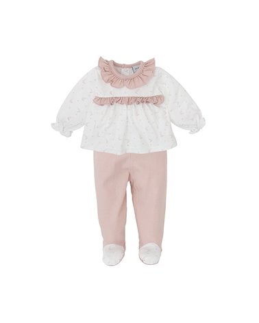 Conjunto Polaina y Camiseta con Volantes Loto De Babidu