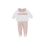 Conjunto Polaina y Camiseta con Volantes Loto De Babidu