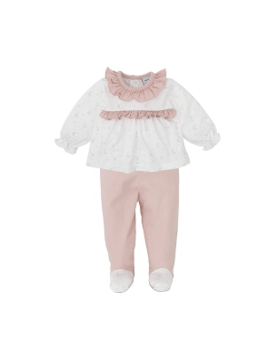 Conjunto Polaina y Camiseta con Volantes Loto De Babidu