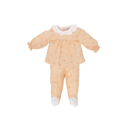 Conjunto Polaina y Camiseta con volantes Alegria De Babidu