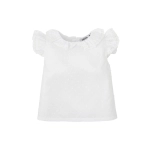 Camiseta de Manga Corta con Volantes Flora De Babidu