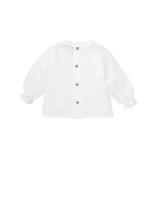 Camiseta Manga Larga Niña Flora De Babidu
