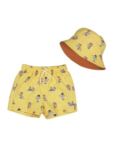 Conjunto Baño Bermuda Con Bucket De Mayoral