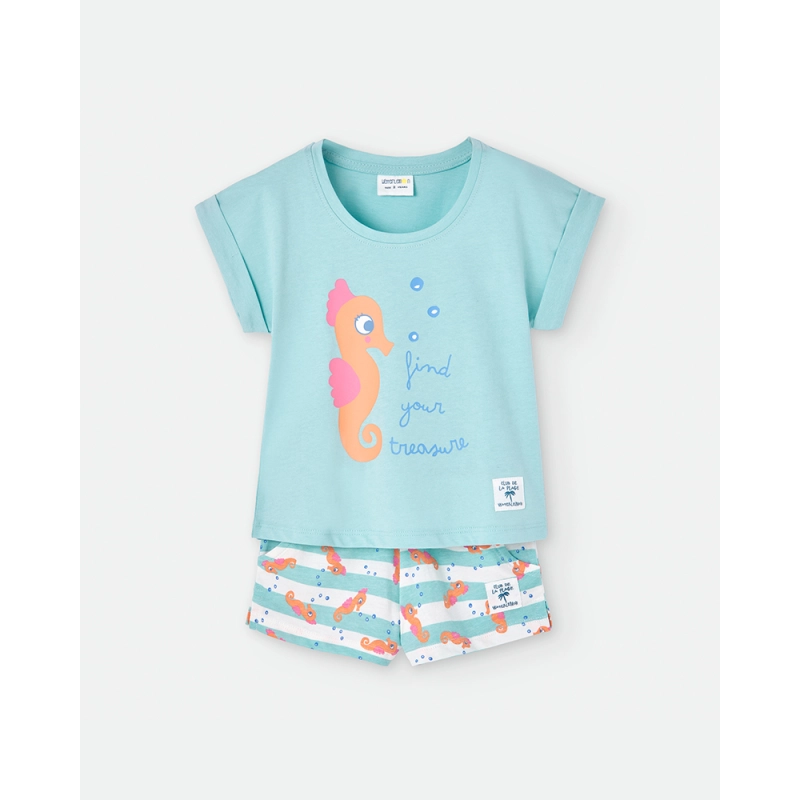 Pijama Manga Corta De Waterlemon