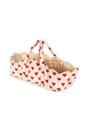 Capazo para Muñecas Corazones Konges Slojd