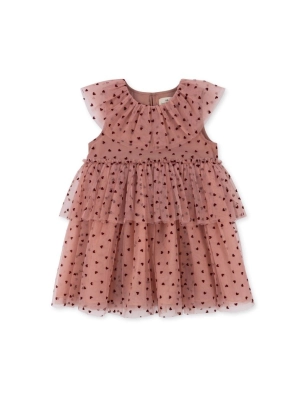 Vestido Tul Corazones de Konges Slojd