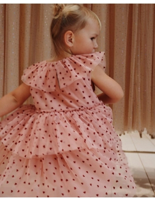 Vestido Tul Corazones de Konges Slojd