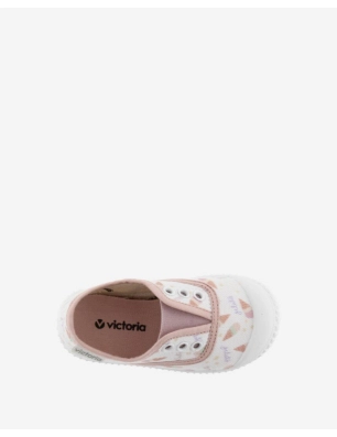 Zapatillas Elásticas Lona Helados Victoria