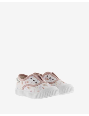 Zapatillas Elásticas Lona Helados Victoria