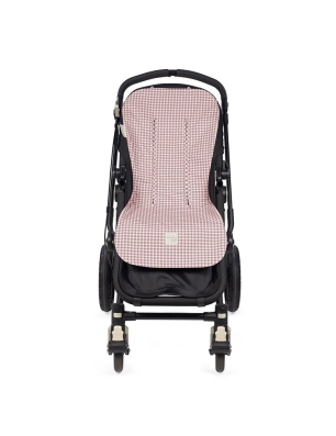 Colchoneta para silla I Love Vichy de Walking Mum Rosa
