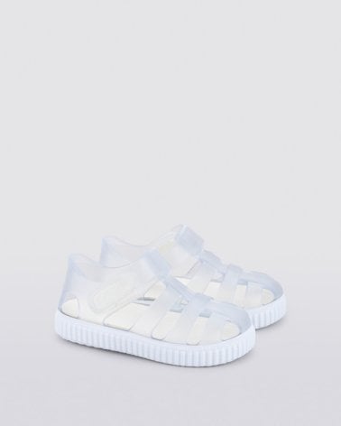 Cangrejeras Igor Nico Cristal Transparente Blanco