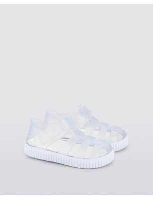Cangrejeras Igor Nico Cristal Transparente Blanco