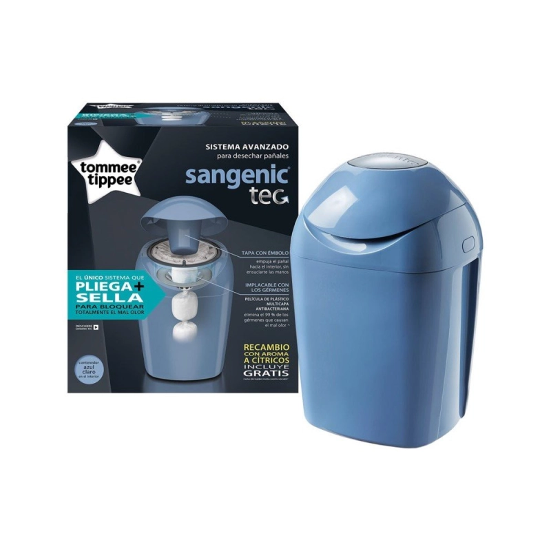 Contenedor de Pañales Sangenic Tec de Tommee Tippee Contenedor de Pañales Sangenic Tec de Tommee Tippee