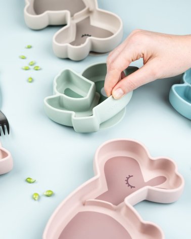 Plato Silicona con Ventosa Birdee Done by Deer